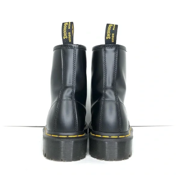 Dr Martens 1460 Bex Smooth Leather Platform Ankle Boots Women’s 7 Shoes - Picture 5 of 12